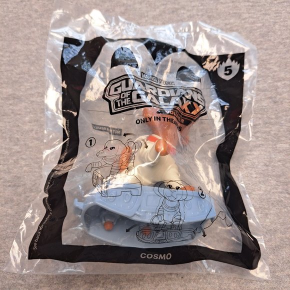 MCDONALDS HAPPY MEAL TOYS GUARDIANS OF THE GALAXY VOL 3 MANTIS #4 & COSMO #5 NEW - Picture 8 of 12